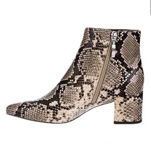Michael Shannon Women’s Faux Snake Skin Booties